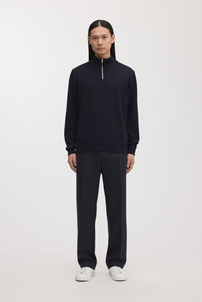 Merino Half Zip Sweater