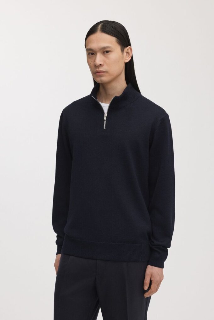 Merino Half Zip Sweater