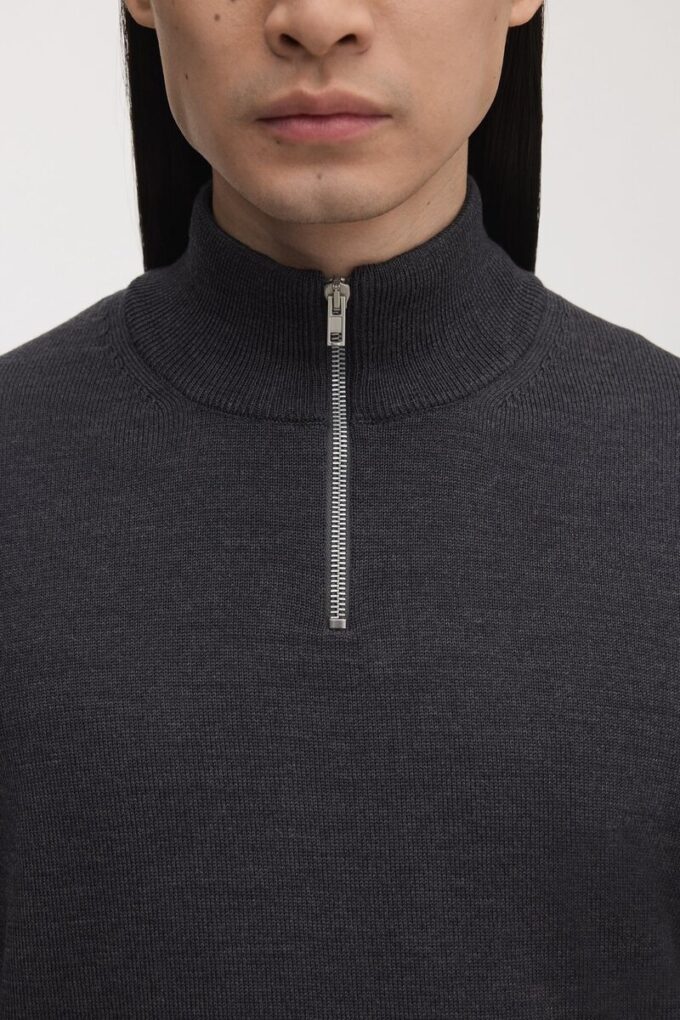 Merino Half Zip Sweater