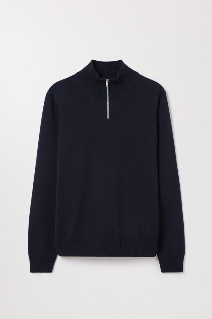 Merino Half Zip Sweater