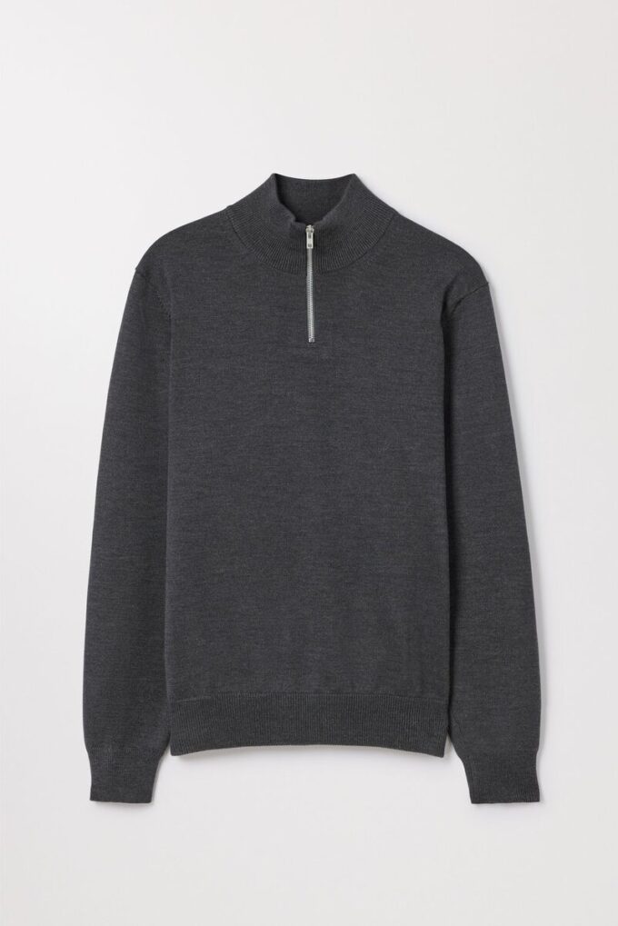 Merino Half Zip Sweater
