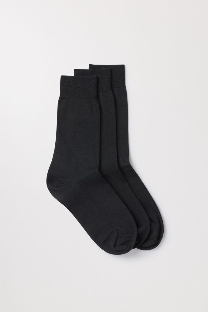 Merino-sokker, 3-pakning