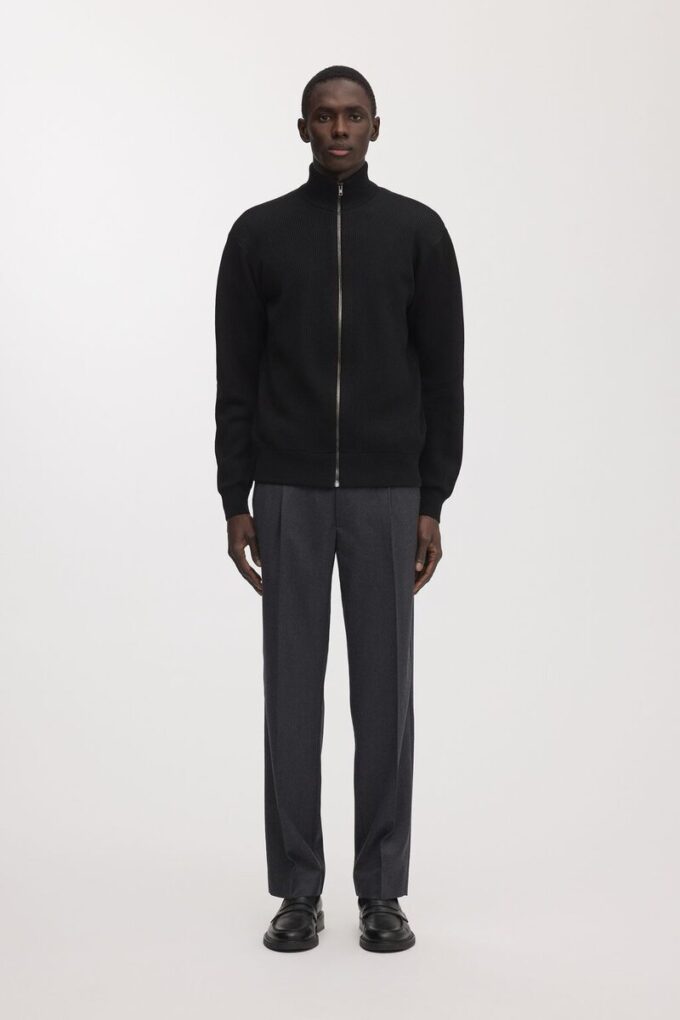 Merino Zip Cardigan