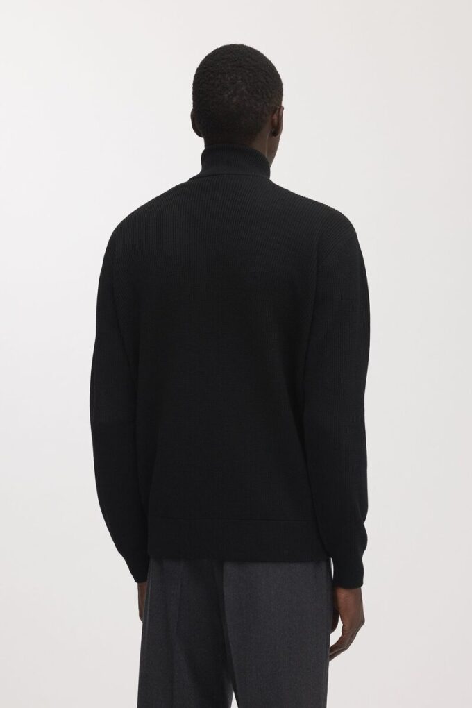 Merino Zip Cardigan