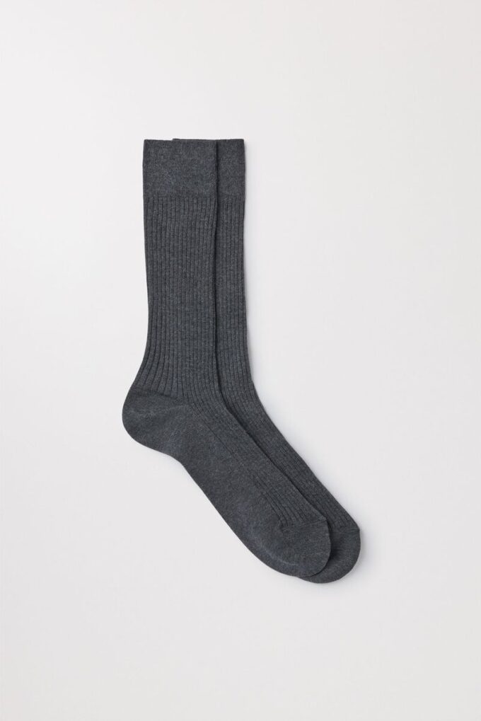 Ribbed Cotton Sock