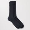 Ribbed Cotton Sock 3-pakning