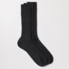 Ribbed Cotton Sock 3-pakning