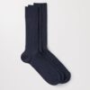 Ribbed Merino Socks 3-pakning
